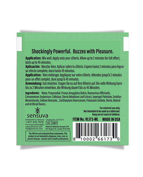 ON For Her Arousal Gel Single Use Packet - 6 ml Spearmint