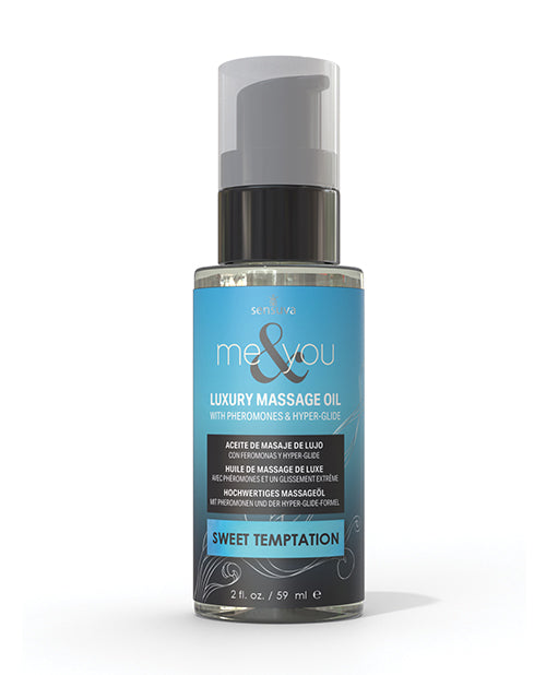 Sensuva Me & You Massage Oil - 2 oz Sweet Temptation