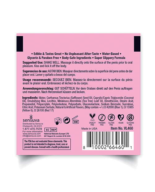 Lic O Licious Oral Delight Cream - 6ml Packet Cotton Candy