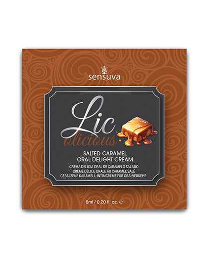 Lic O Licious Oral Delight Cream - 6 ml Packet Salted Caramel