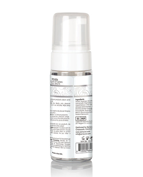 Sensuva Think Clean Thoughts Foaming Toy Cleaner - 5.07 oz