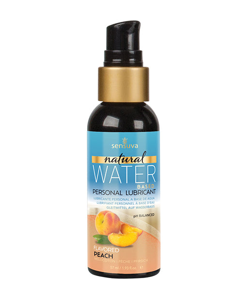 Sensuva Sensuva Natural Water Based Personal Lubricant - 2 oz Peach - Image 2