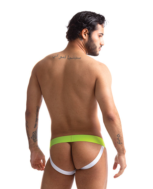 Sport Fucker Jersey Jock - XL Green/White