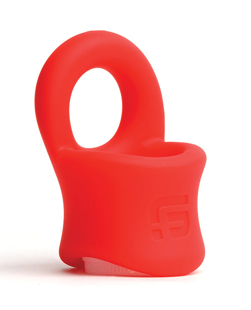 Sport Fucker Silicone Baller Ring - Red