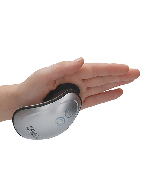 Shots Twitch Innovation Hands Free Clitoral Stimulator - Silver