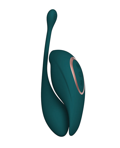 Twitch Shots Twitch 2 Vibrator w/Remote Control Vibrating Egg - Forest Green - Image 3