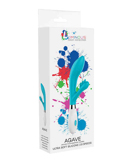 Luminous Shots Luminous Agave Silicone 10 Speed Rabbit - Turquoise - Image 3