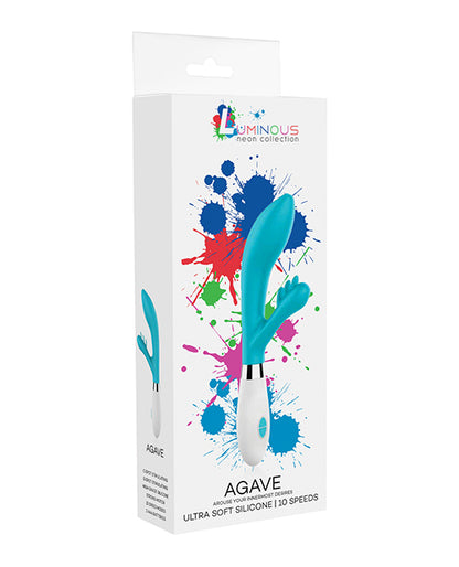 Luminous Shots Luminous Agave Silicone 10 Speed Rabbit - Turquoise - Image 3