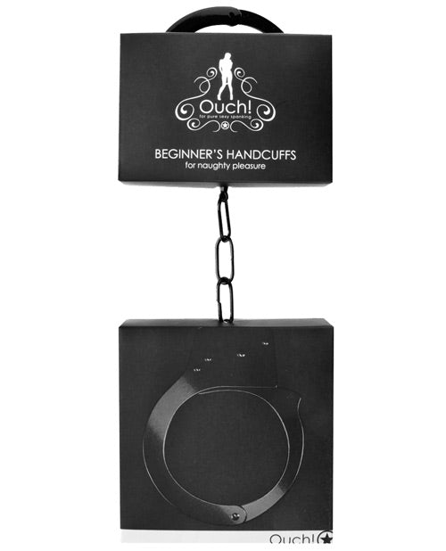 Ouch Shots Ouch Beginner's Handcuffs - Black - Image 2