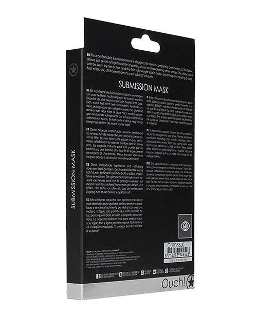 Shots Ouch Submission Mask - Black