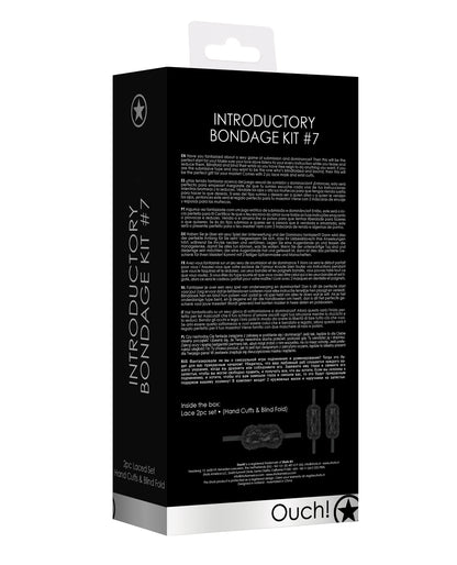 Shots Ouch Introductory Bondage Kit #7 - Black