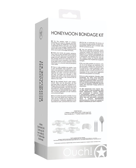 Shots Ouch Honeymoon Bondage Kit - White