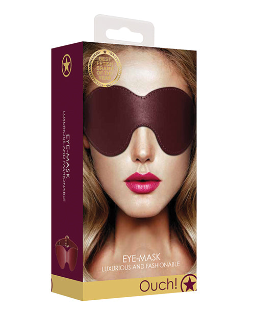 Shots Ouch Halo Eyemask - Burgundy