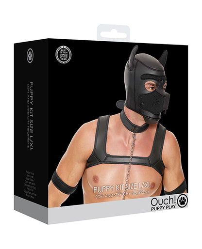 Ouch Shots Ouch Puppy Play Complete Kit - LXL Black - Image 5