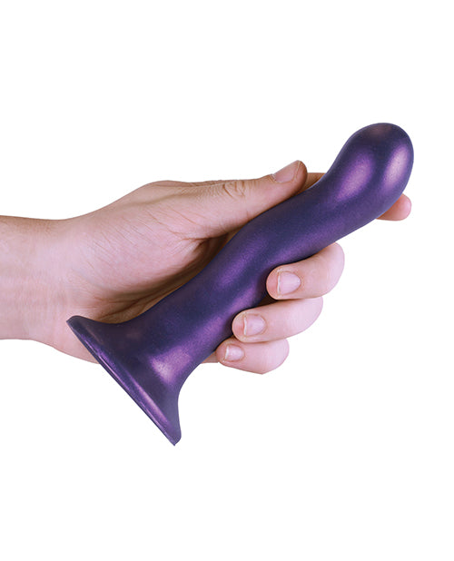 Shots Ouch 7" Curvy G-Spot Dildo - Metallic Purple