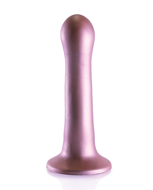 Shots Ouch 7" Curvy G-Spot Dildo - Rose Gold