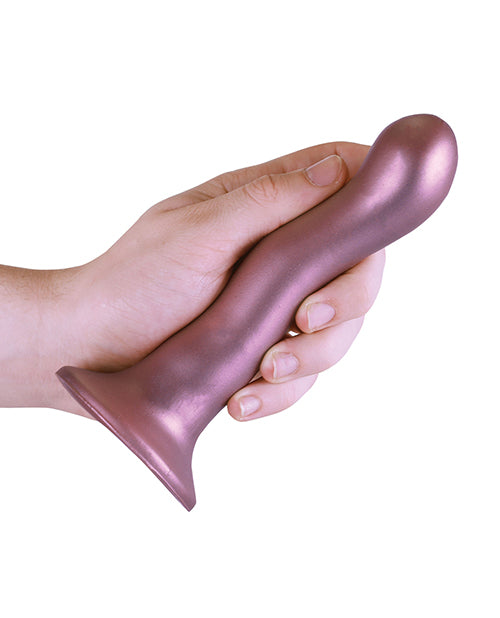 Shots Ouch 7" Curvy G-Spot Dildo - Rose Gold