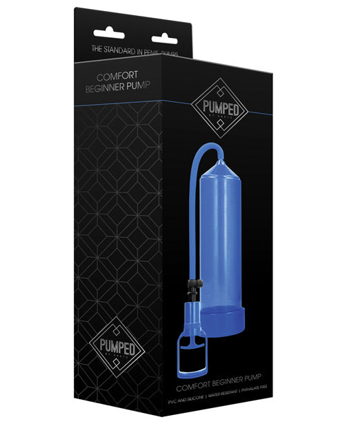 Shots Pumped Comfort Beginner Pump - Blue