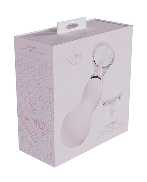 Shots Shots Pumped Sensual Rechargeable Vulva & Breast Pump - Pink - Image 3