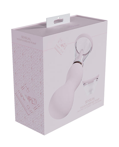 Shots Shots Pumped Sensual Rechargeable Vulva & Breast Pump - Pink - Image 3