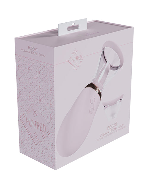Shots Shots Pumped Boost Rechargeable Vulva & Breast Pump - Pink - Image 3