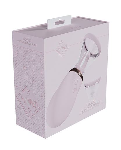 Shots Shots Pumped Boost Rechargeable Vulva & Breast Pump - Pink - Image 3