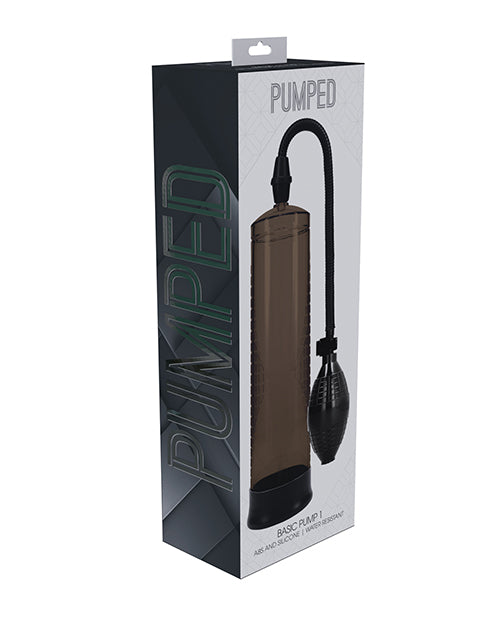 Shots Shots Pumped Basic Water Resistant Penis Pump - Black - Image 3