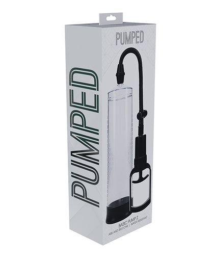 Shots Shots Pumped Basic Pump 2 Water Resistant Penis Pump - Translucent - Image 3