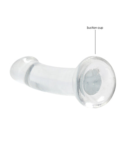 RealRock Shots RealRock Crystal Clear 7" Dildo - Transparent - Image 3