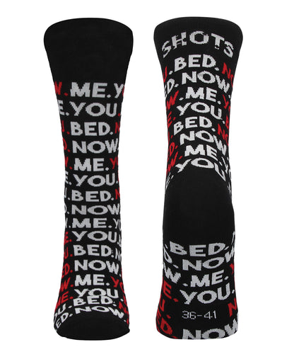 Shots Sexy Socks You, Me, Bed, Now - Male