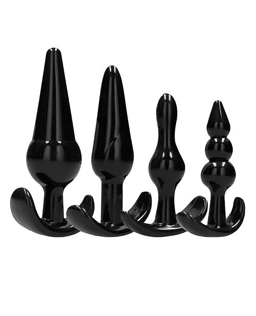 Shots Sono No. 8 Butt Plug - Black Set of 4