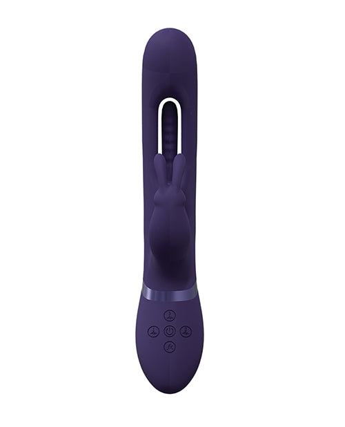 Shots Vive Mika Flapping Tongue Rabbit Vibrator - Purple