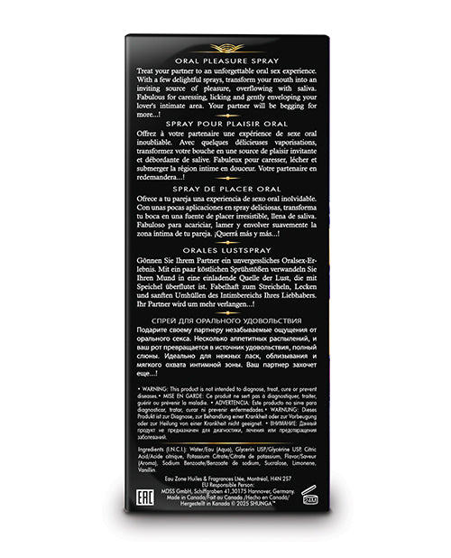 Shunga Waves of Pleasure Oral Pleasure Spray - .66 oz Exotic Fruits