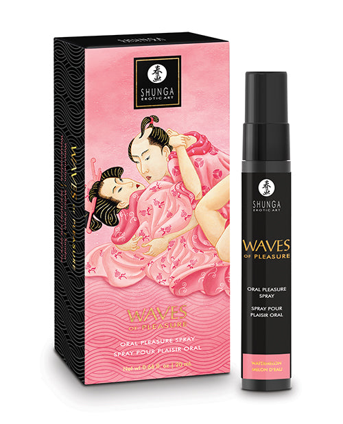 Shunga Waves of Pleasure Oral Pleasure Spray - .66 oz Watermelon