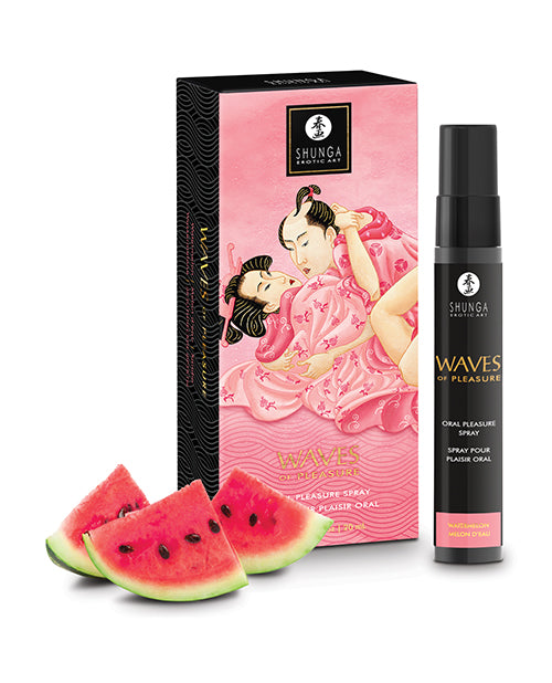 Shunga Waves of Pleasure Oral Pleasure Spray - .66 oz Watermelon