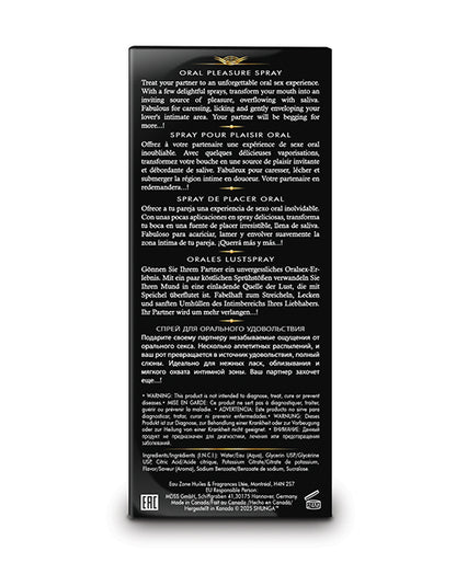 Shunga Waves of Pleasure Oral Pleasure Spray - .66 oz Sparkling Strawberry Wine