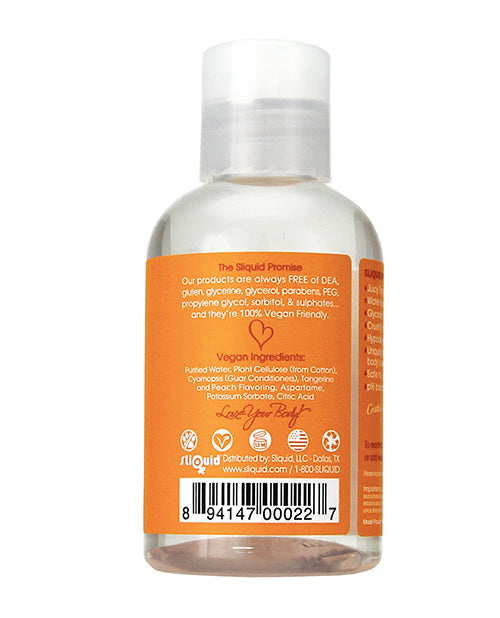 Sliquid Naturals Swirl Lubricant - 4.2 oz Tangerine Peach