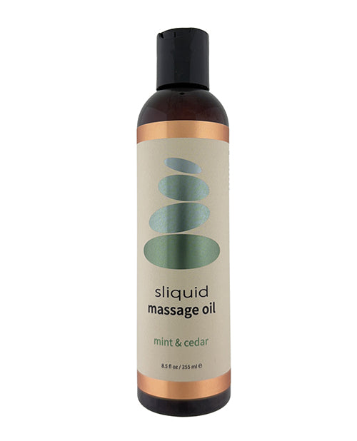 Sliquid Balance Massage Oil - 8.5 oz Cedar Mint