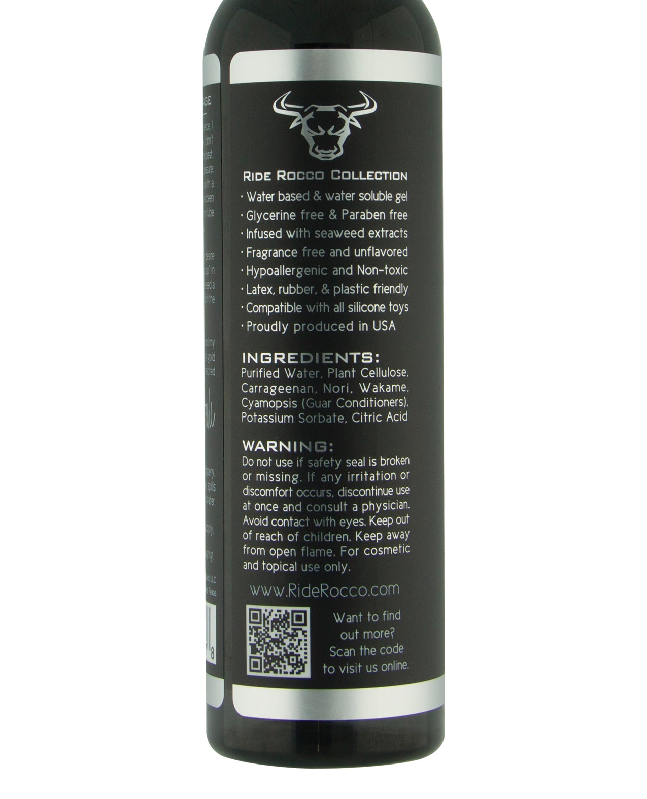 Sliquid Ride Rocco Water Based - 8 oz - Image 2