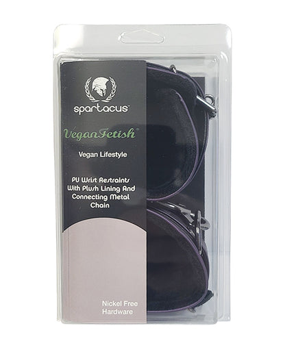 Spartacus Galaxy Legend Faux Leather Wrist Restraints - Purple