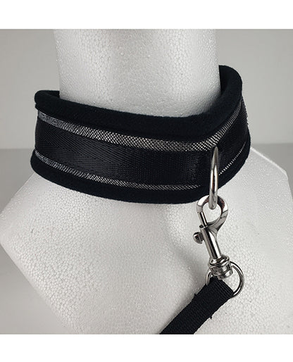 Spartacus Spartacus Collar & Leash - Neoprene Silver - Image 3