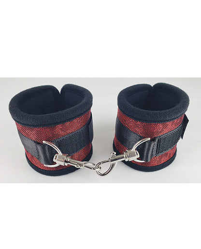 Spartacus Spartacus Wrist Restraints - Neoprene Red - Image 3