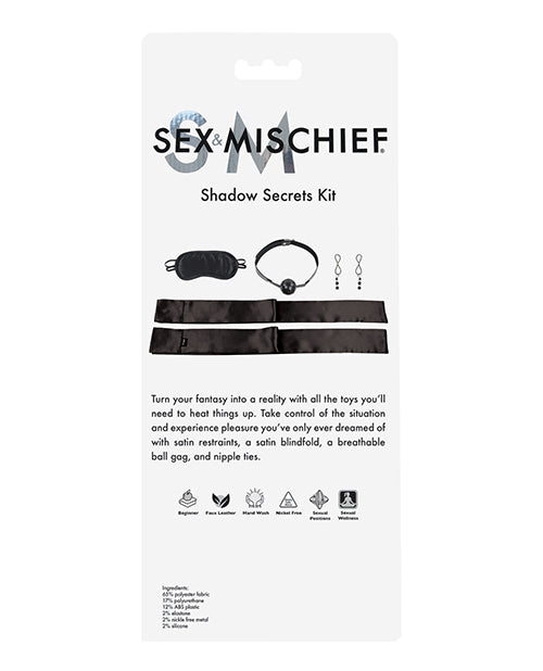 Sex & Mischief Shadow Secrets Kit - Black