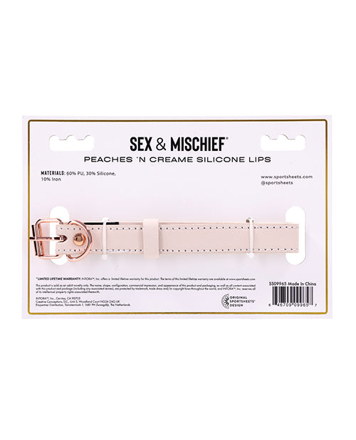 Sex & Mischief Peaches 'n CreaMe Silicone Lips