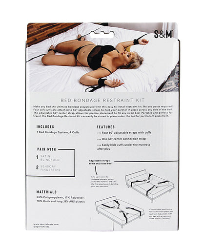 Sex & Mischief Bed Bondage Restraint Kit