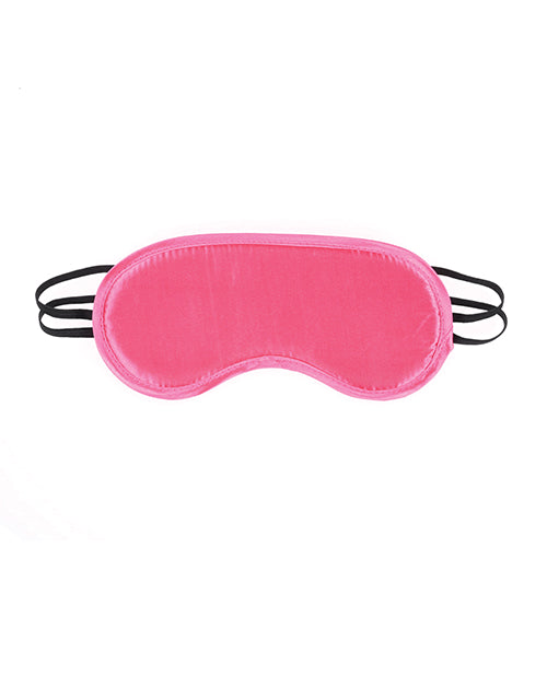 Sex & Mischief Satin Blindfold - Hot Pink