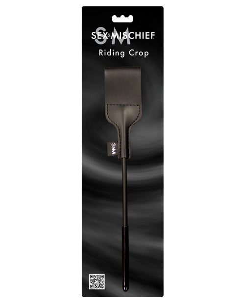 Sex & Mischief Riding Crop - Black