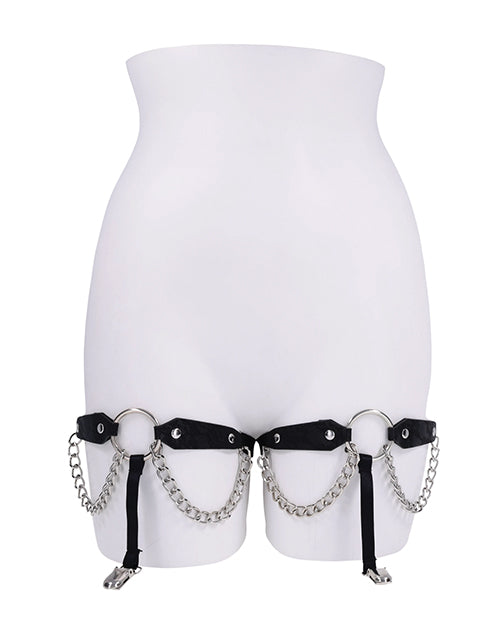 Sex & Mischief Chain Lace Garters