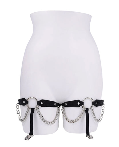Sex & Mischief Chain Lace Garters