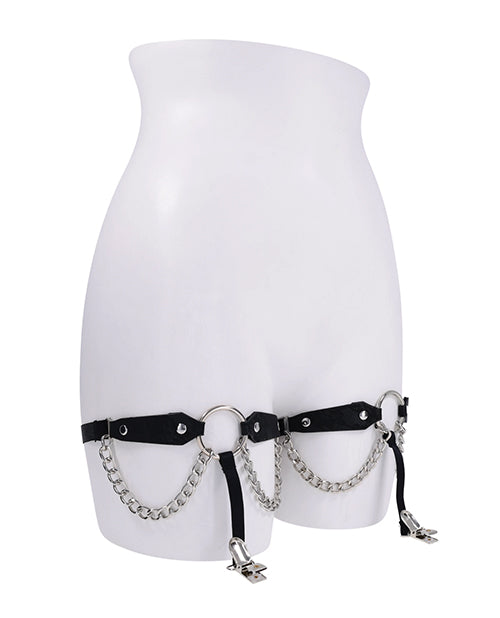 Sex & Mischief Chain Lace Garters